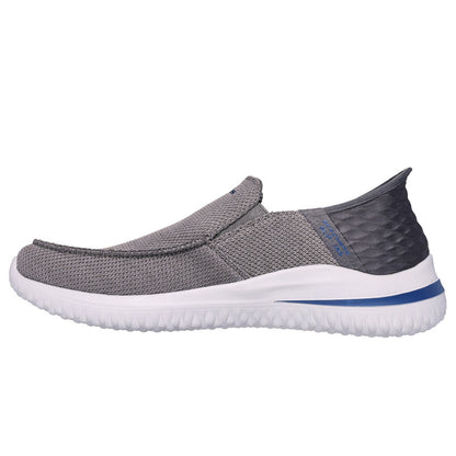 Skechers Men's Delson 3.0 Slip-in - Cabrino Size 8- Grey