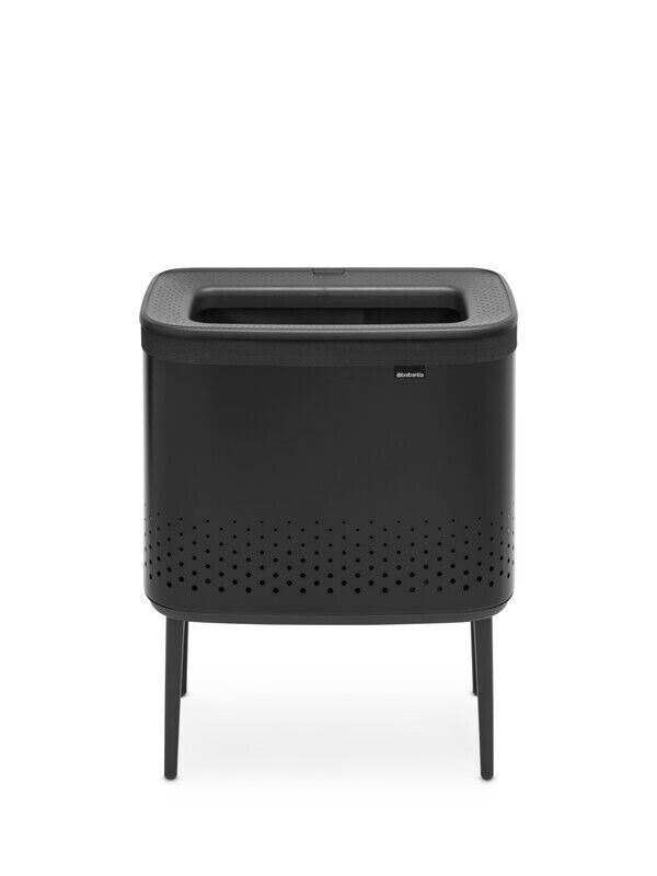 Brabantia Bo 60 Litre Laundry Bin - Matte Black