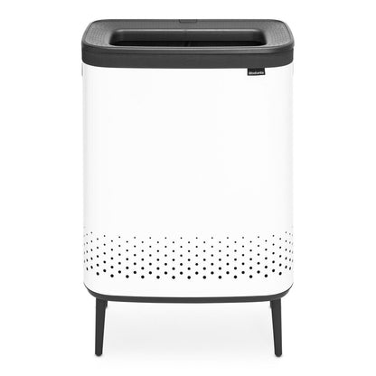 Brabantia Bo Dual 45 Litre Compartments Laundry Bin  - White