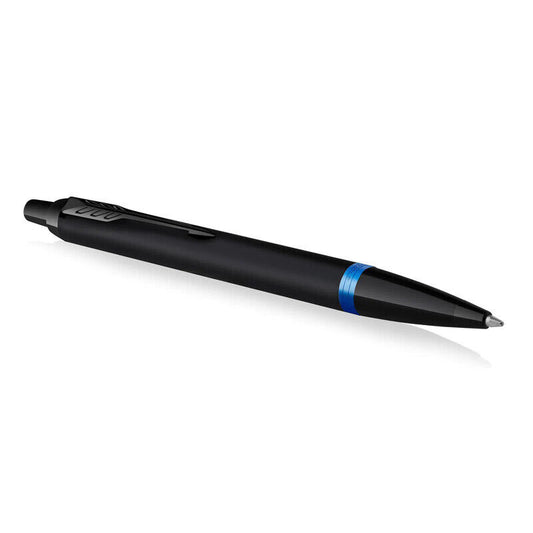 Parker  IM Vibrant Rings Ballpoint Pen - Black/Marine Blue