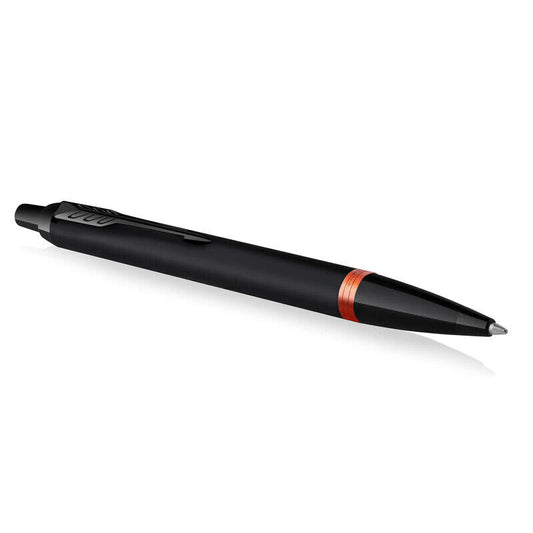 Parker IM Vibrant Rings Ballpoint Pen - Black/Orange