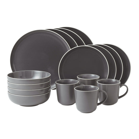 Royal Doulton Gordon Ramsay Bread Street 16 Piece Dinner Set - Slate