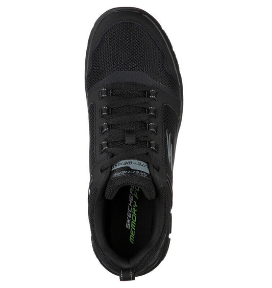 Skechers Men's Track Knockhill Sneakers Size  8  - Black/Black