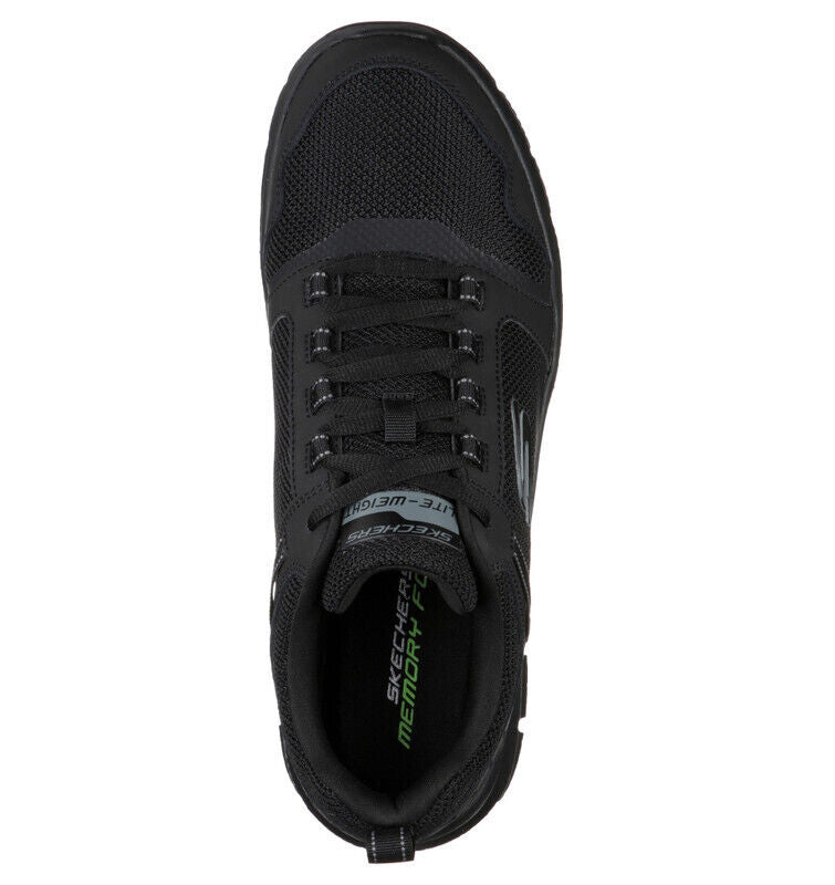 Skechers Men's Track Knockhill Sneakers Size  9  - Black/Black