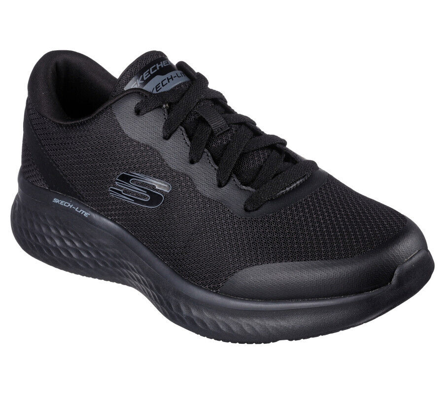 Skechers Men's Skech-Lite Pro - Clear Rush Sneakers Size 8 - Black/Black