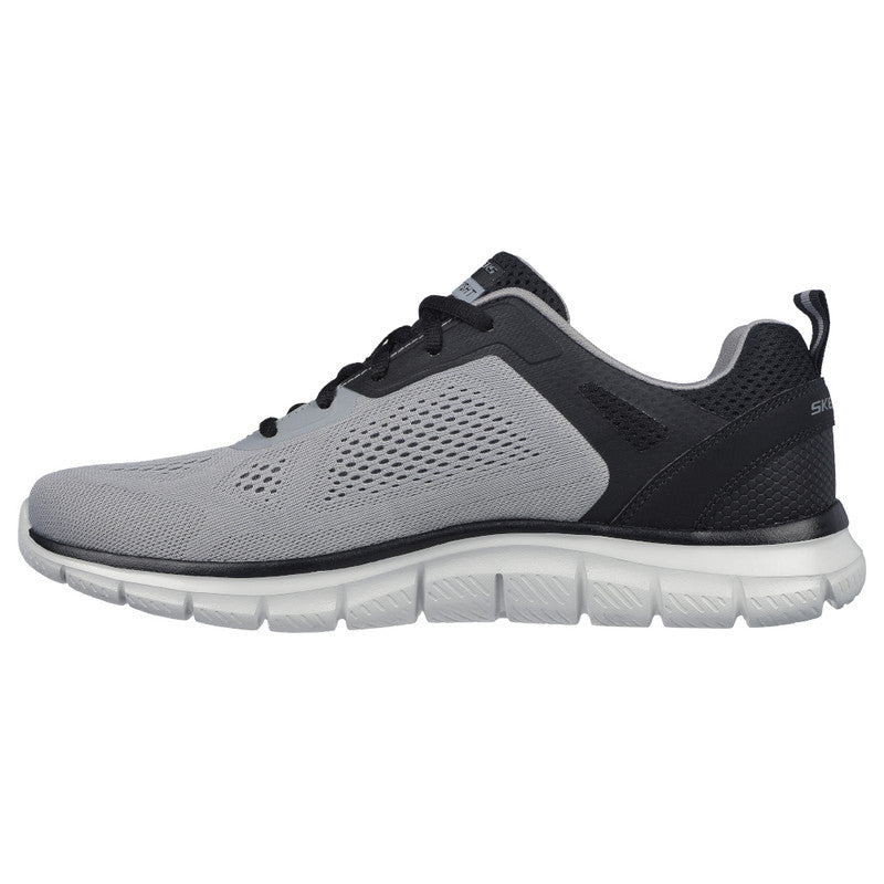 Skechers Men's Track Broader Size 10- Grey/Black