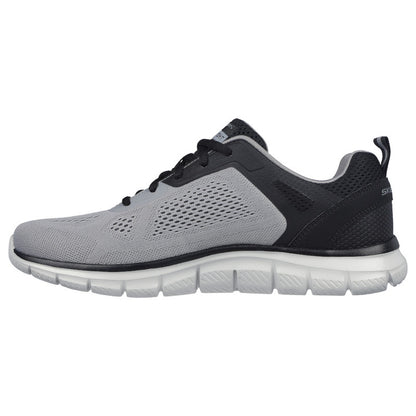 Skechers Men's Track Broader Size 9- Grey/Black