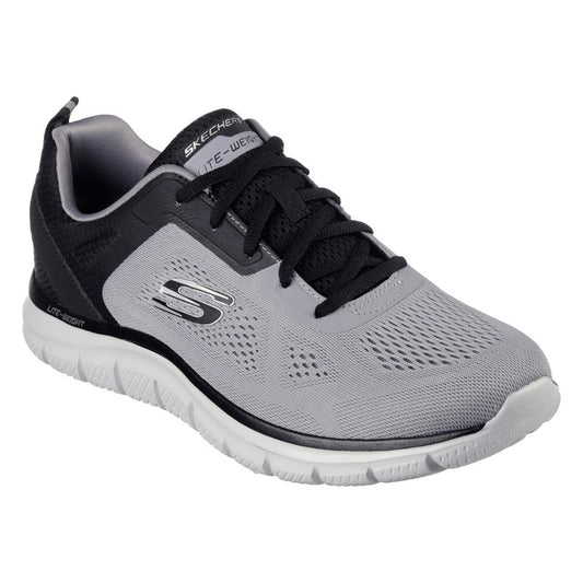 Skechers Men's Track Broader Size 10- Grey/Black