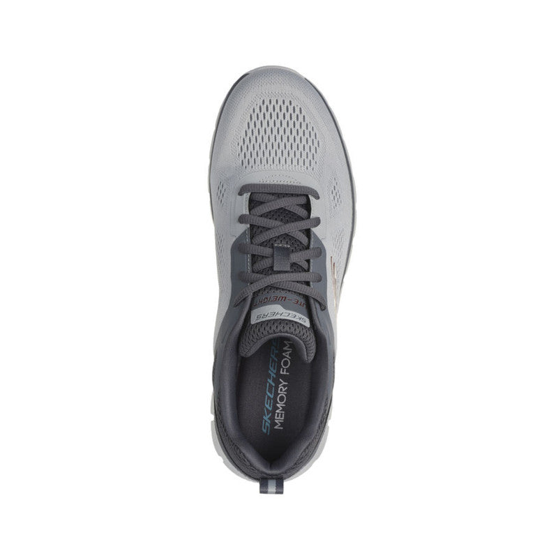 Skechers Men's Track Broader Size 8- Grey/Charcoal