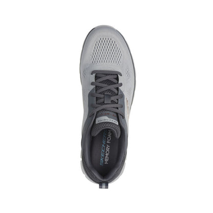 Skechers Men's Track Broader Size 7- Grey/Charcoal