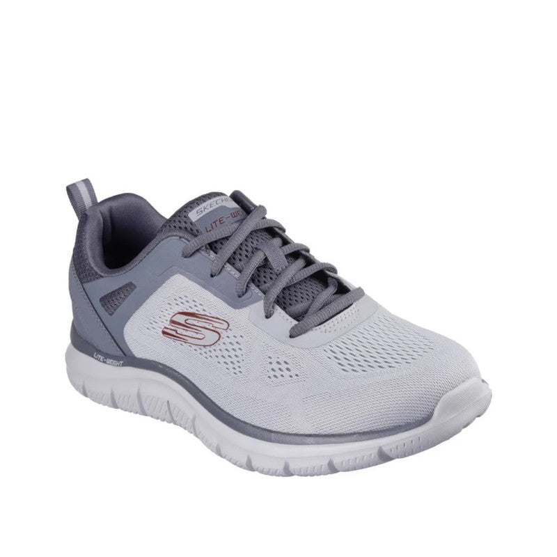 Skechers Men's Track Broader Size 7- Grey/Charcoal