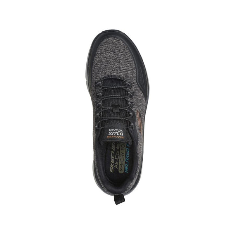 Skechers Men's D'Lux Walker 2.0 - Steadyway Size 10 - Black/Charcoal