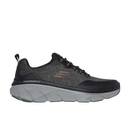 Skechers Men's D'Lux Walker 2.0 - Steadyway Size 7 - Black/Charcoal