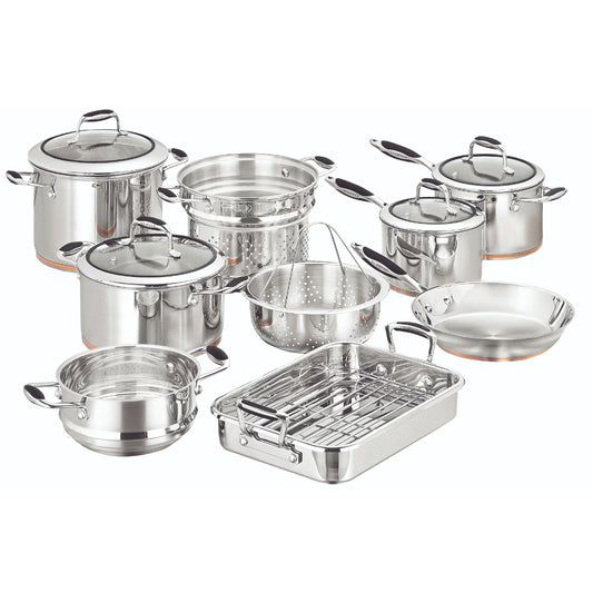 Scanpan 26039 Coppernox 9 Piece Cookware Set - Brushed/Copper