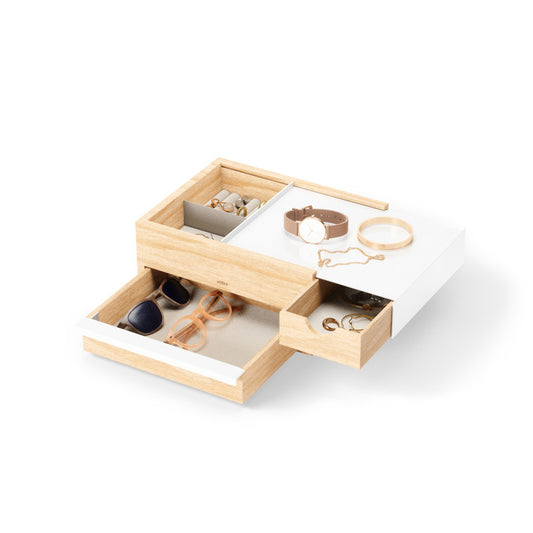 Umbra Stowit Storage Box - White/Natural