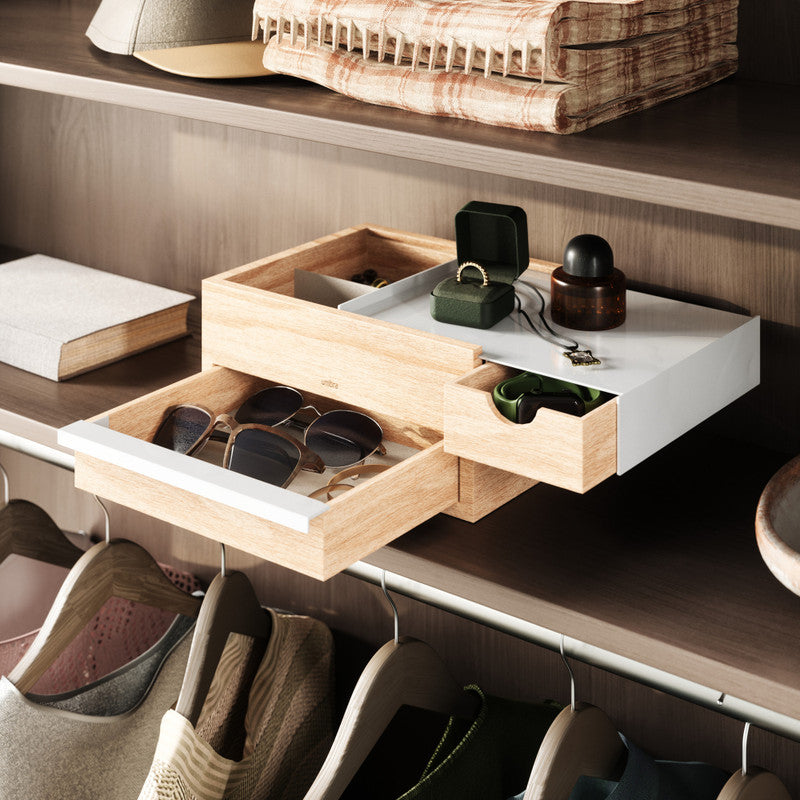 Umbra Stowit Storage Box - White/Natural