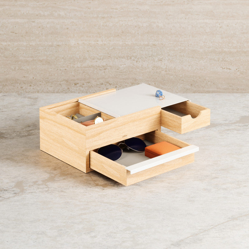 Umbra Stowit Storage Box - White/Natural