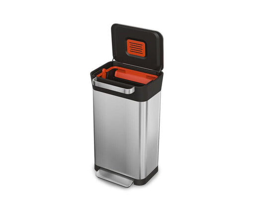 Joseph Joseph  Titan 30L Stainless Steel Trash Bin