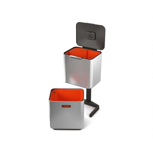 Joseph Joseph  Totem Max 60L Waste Separation Bin - Steel
