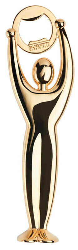 Bugatti Italy Kiss & Gym Bottle Opener Set - Gold