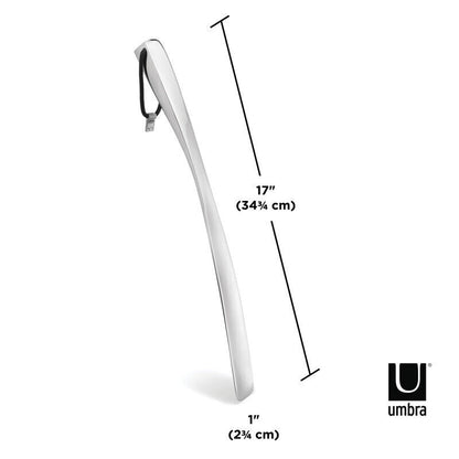 Umbra Slip Shoehorn - Matt aluminium