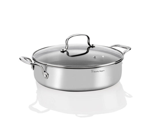 Stanley Rogers SR Matrix 28cm/4.5L Chef's Pan - Silver