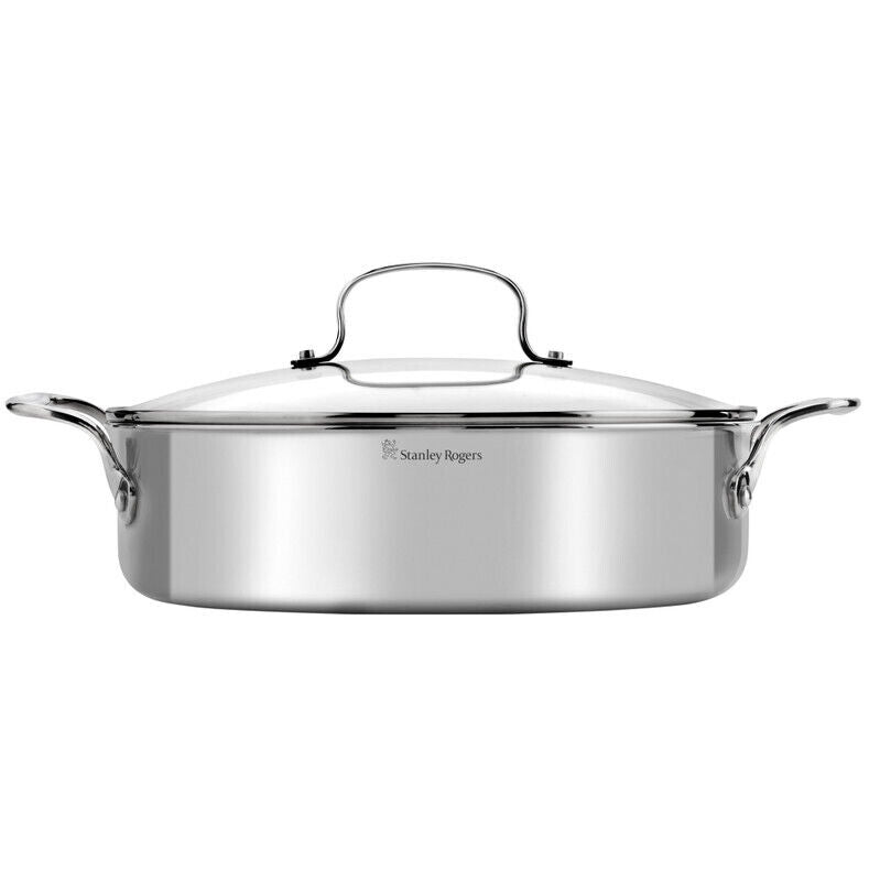 Stanley Rogers SR Matrix 28cm/4.5L Chef's Pan - Silver