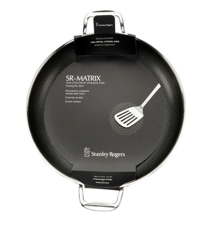 Stanley Rogers  Matrix 36cm Roasting Pan-Silver