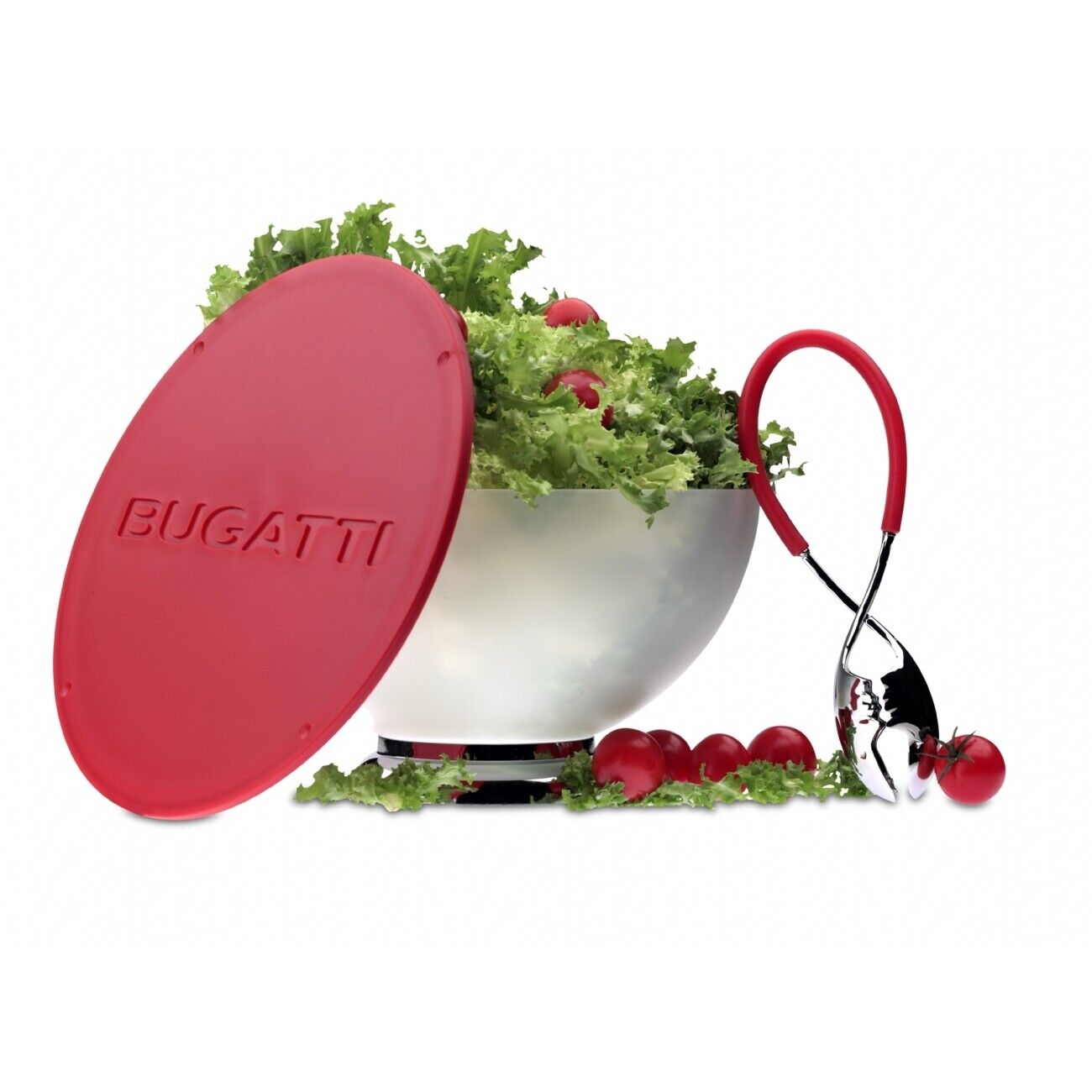 Bugatti Kiss Salad Tongs - Red