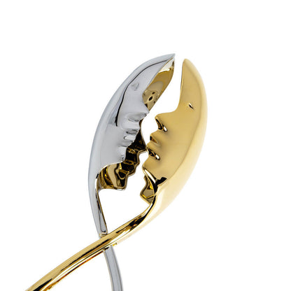 Bugatti Kiss Salad Tongs - Black/Gold