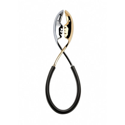 Bugatti Kiss Salad Tongs - Black/Gold