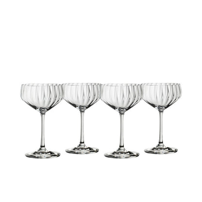 Spiegelau Lifestyle Coupette Glass 4 Piece Set - Clear