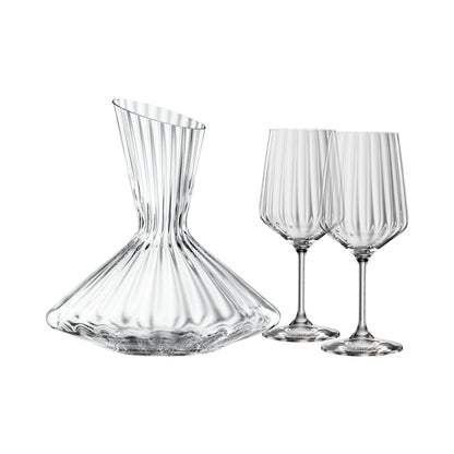 Spiegelau Lifestyle Decanter and Red Wine Glass 3 Piece Set