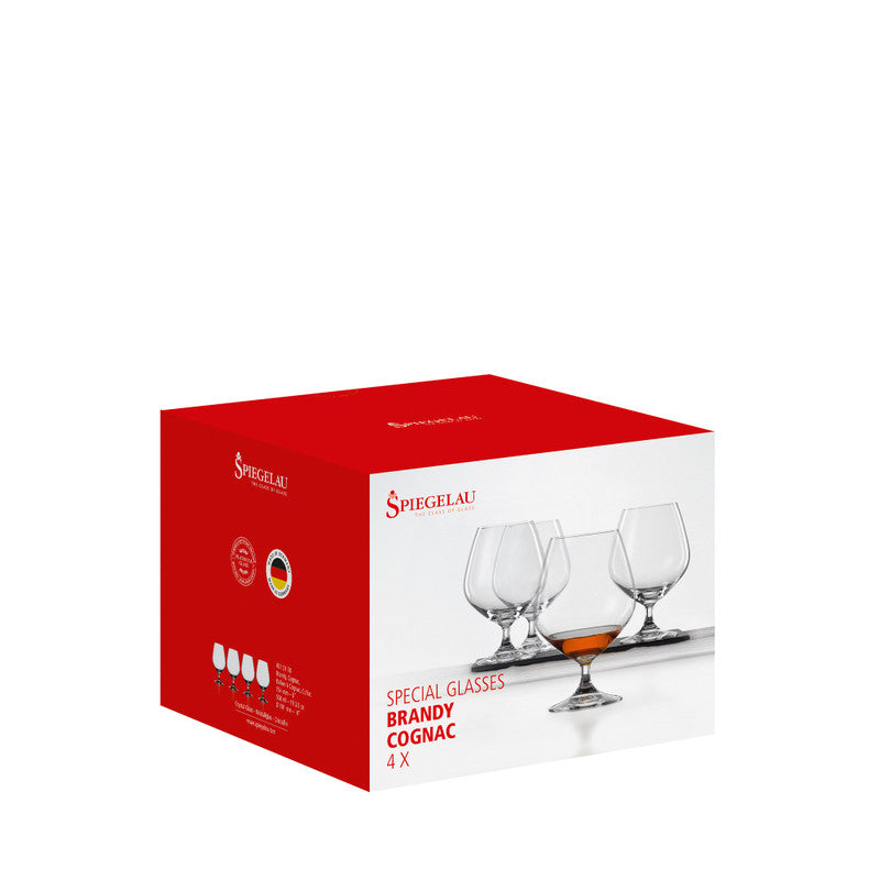 Spiegelau Special Glasses Brandy Set of 4 - Clear