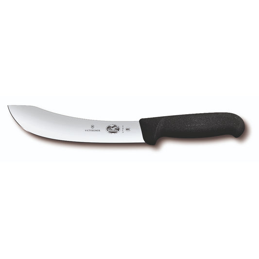 Victorinox Skinning Knife, 15cm German Type, Fibrox - Black