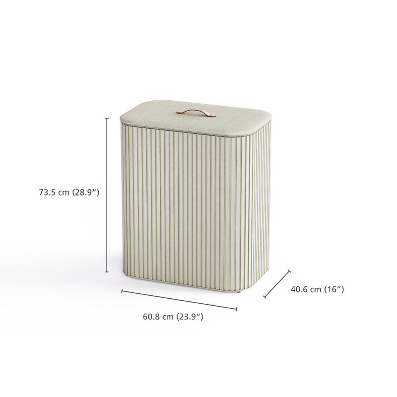 Joseph Joseph Tota Trio Luxe 90L Laundry Basket - Ecru