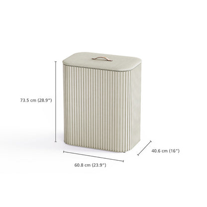 Joseph Joseph Tota Trio Luxe 90L Laundry Basket - Ecru
