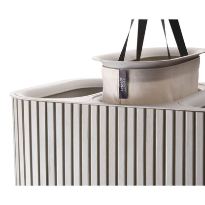 Joseph Joseph Tota Trio Luxe 90L Laundry Basket - Ecru