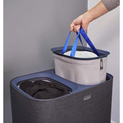 Joseph Joseph  Tota 90-litre Laundry Separation Basket - Carbon Black