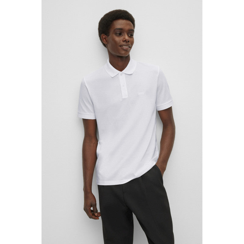 Hugo Boss Mens Pallas Polo Shirt Size XS - White