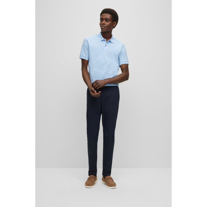Hugo Boss Mens Pallas Polo Shirt Size L - Blue