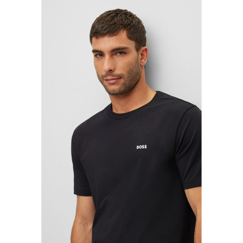 Hugo Boss Mens Jersey T-shirt Size S - Black