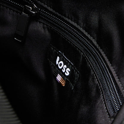 Hugo Boss Backpack with Tonal Logo Detail - Black