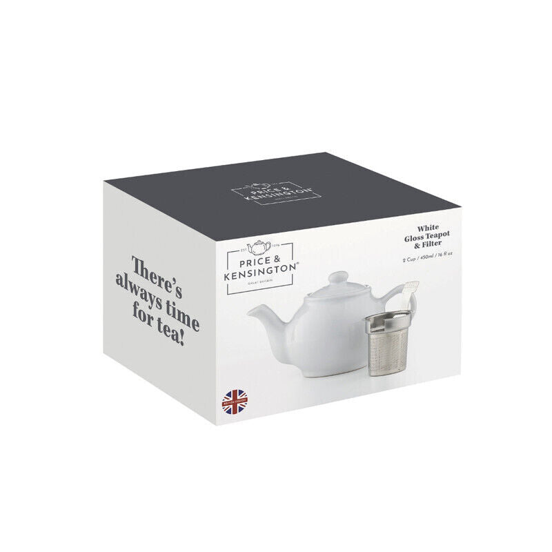 Price & Kensington White 2 Cup Teapot