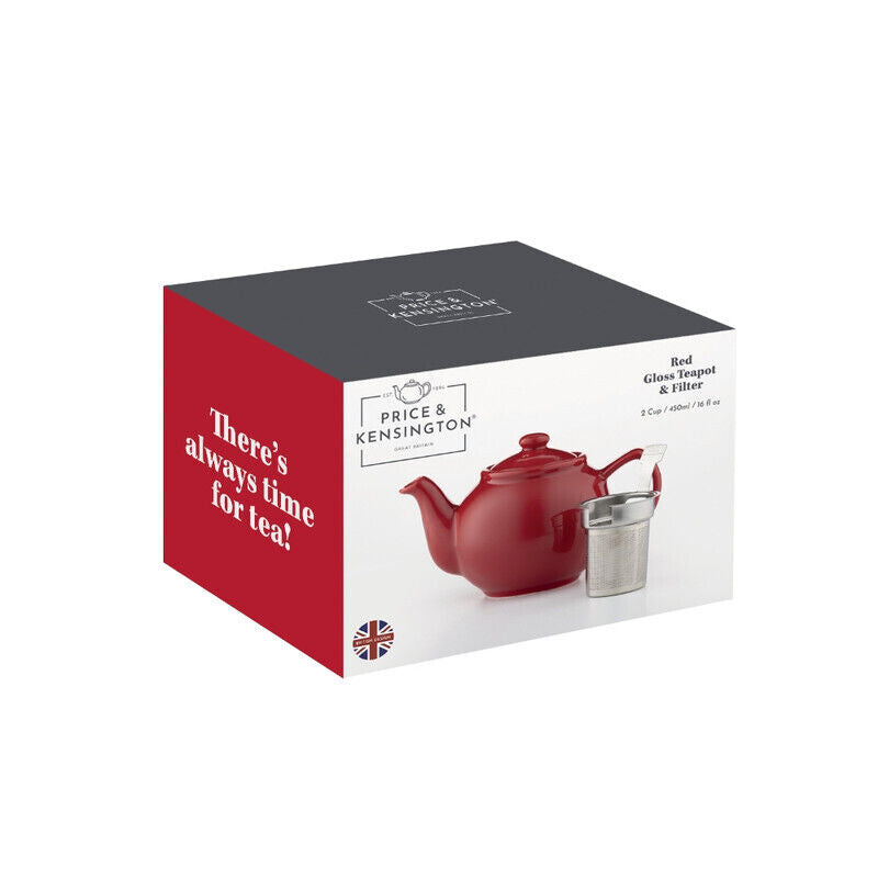 Price & Kensington Red 2 Cup Teapot