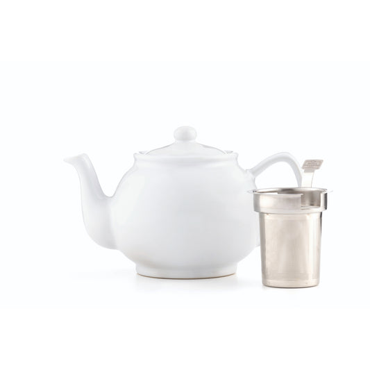 Price & Kensington White 6 Cup Teapot