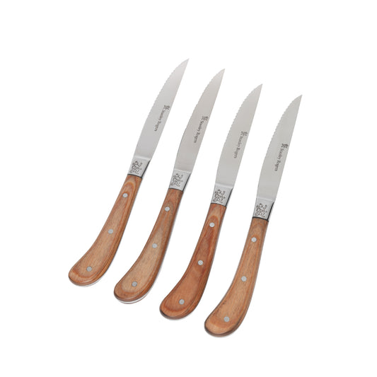 Stanley Rogers Pistol Grip Distressed Steak Knives - Set of 4