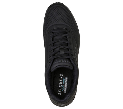 Skechers Men's Uno - Stand On Air Sneakers - Black/Black