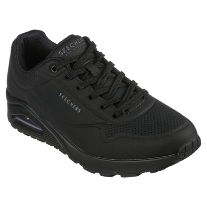 Skechers Men's Uno - Stand On Air Sneakers - Black/Black