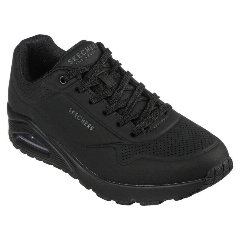 Skechers Men's Uno - Stand On Air Sneakers Size 10 - Black/Black